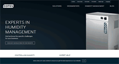 Desktop Screenshot of cotes.com